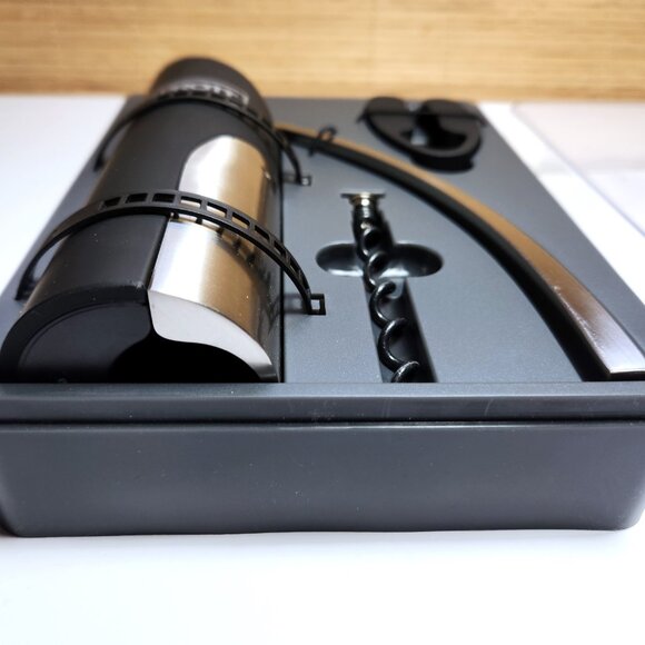 Wine Opener Kit Sprott Brookstone Estate foil cutter, extra corkscrew New - Picture 7 of 8